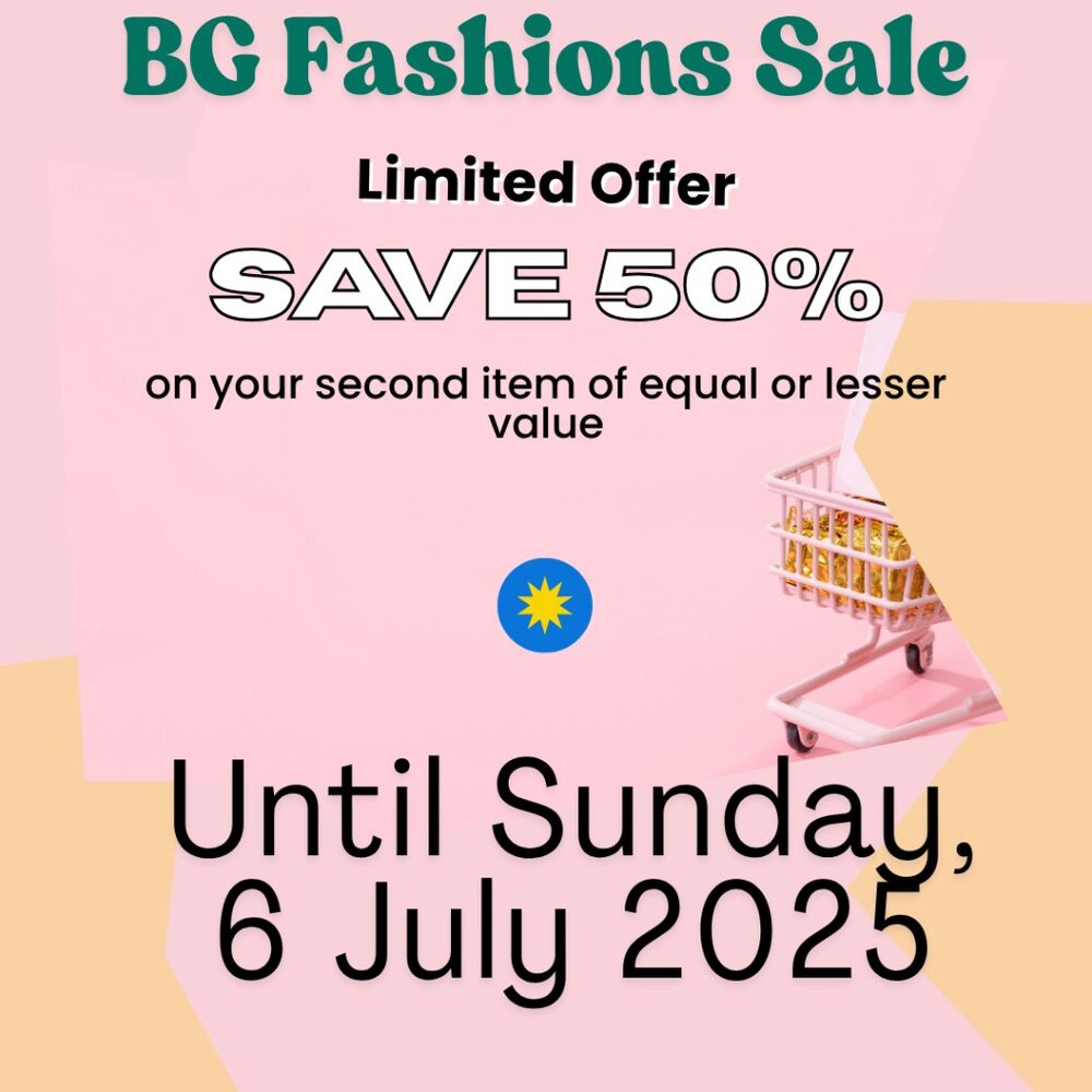 Buy One Get One-Half Off the Second Item Free Sale!!!